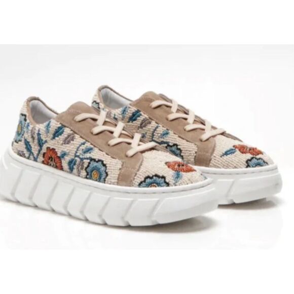 Free People Shoes - View From The Top Beaded Sneakers by Free People